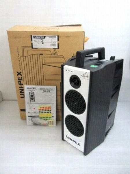 ユニペックス UNI-PEX 防滴形ワイヤレスアンプ WA-372 タイ製 箱入り 通電 OK