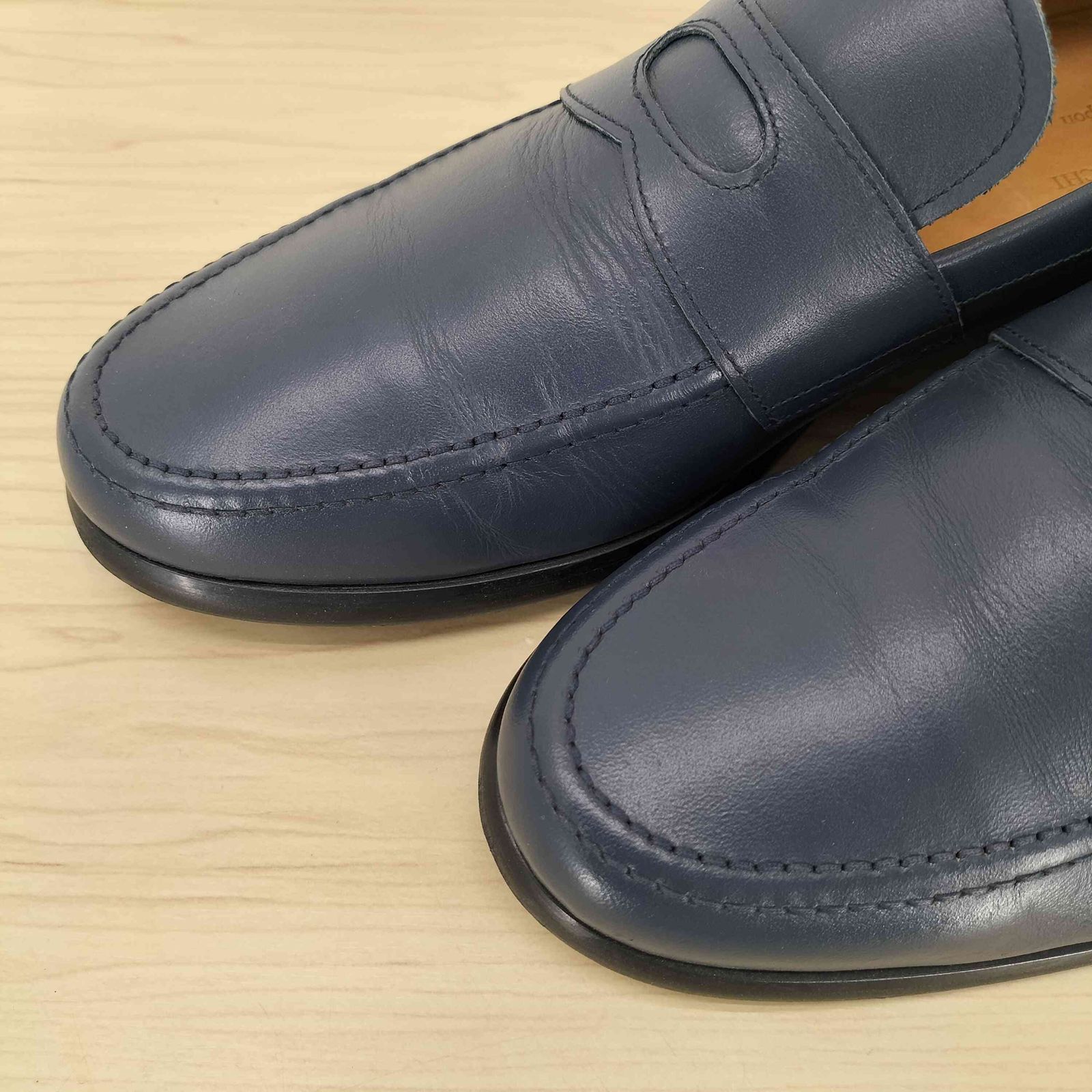 WH ダブルエイチ ナノユニバース タッセルローファー ブラック 25cm WH