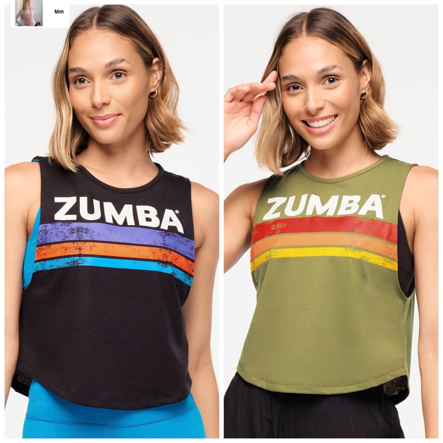 Zumba ズンバ Explore ロゴ ハイネック クロップ丈 タンクトップ ズンバ ZUMBA Love ロゴ クロップ丈 ハイネック タンクトップ