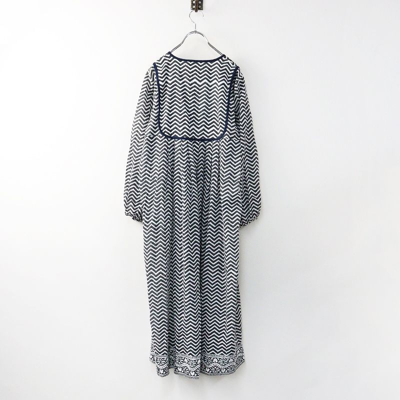 美品 SZ BLOCKPRINTS ロンハーマン別注 大阪店10周年記念品 ジグザグ  