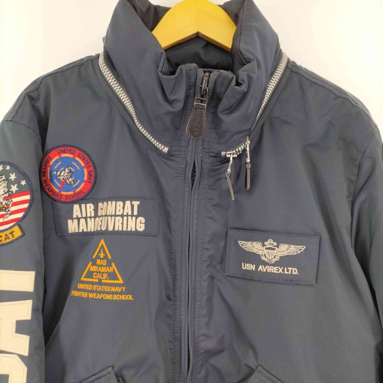 AVIREX CUSTOM CWU TOP GUN/HANGAR3 MA-1