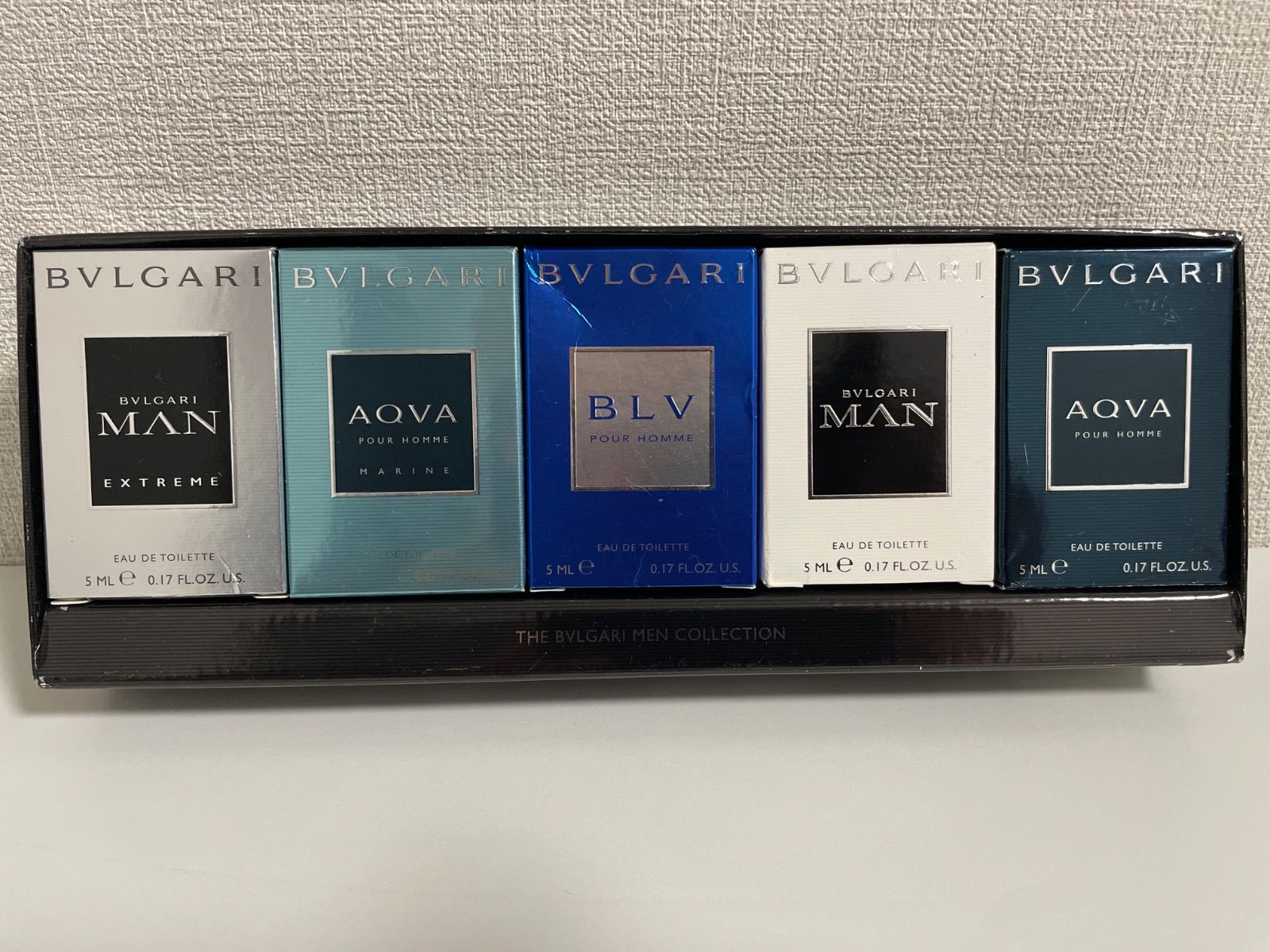 BVLGARI MEN COLLECTION 男性用香水セット 5種 オードトワレ