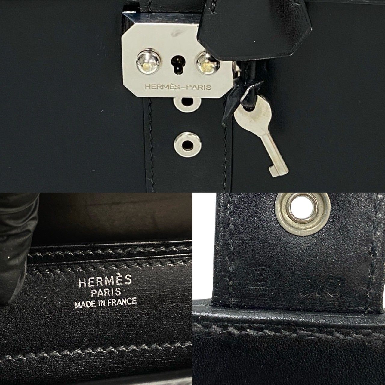極 美品 袋付 □E 刻印 HERMES エルメス サック アデペッシュ38 