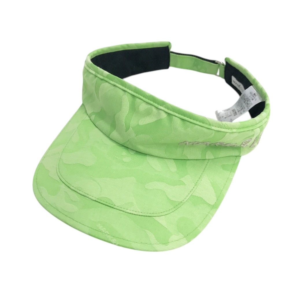 MARK&LONA マークアンドロナ サンバイザー カモフラ柄 グリーン系 M