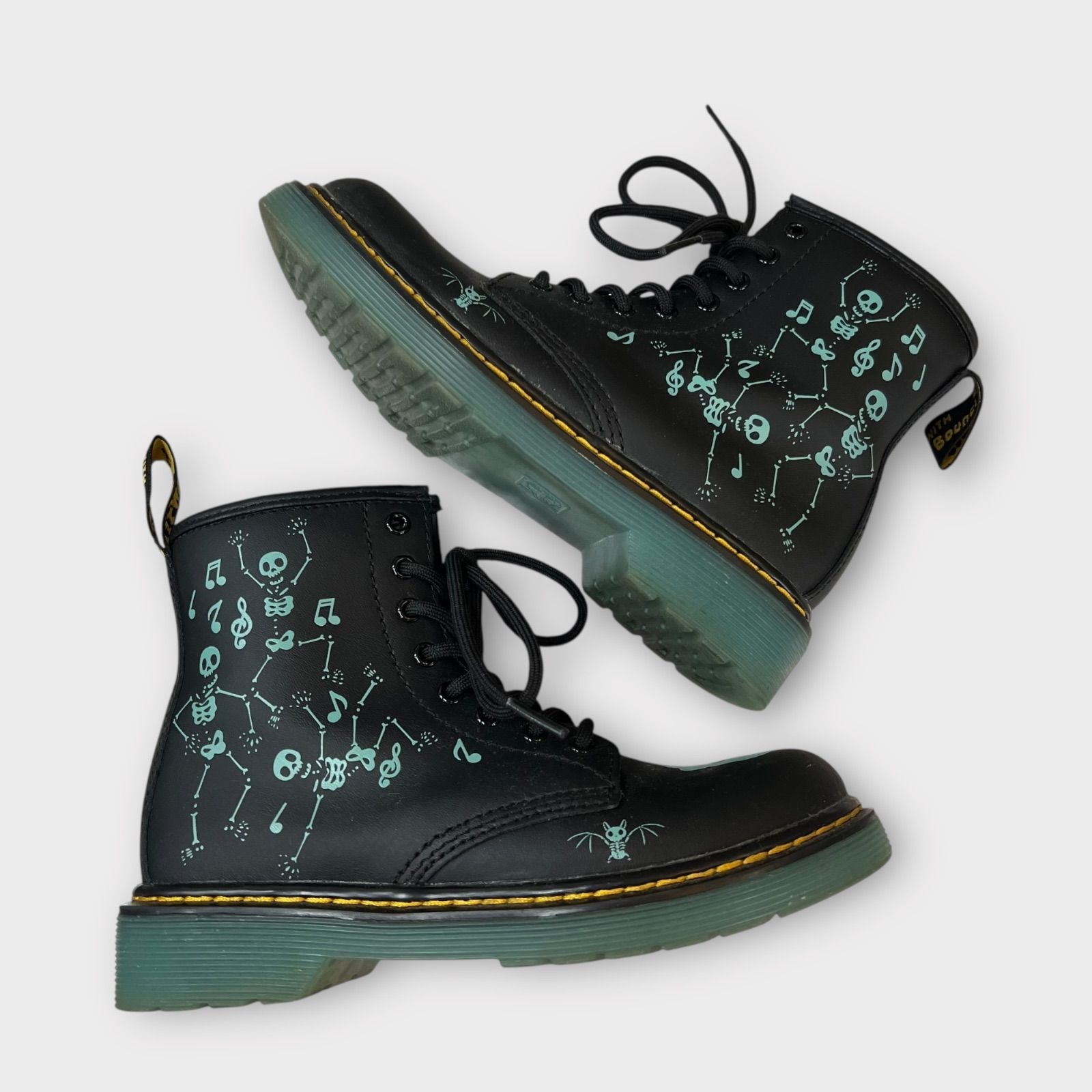 Dr.Martens 1460 ジュニア 8 ホール ブーツ ドクターマーチン ドクロ 