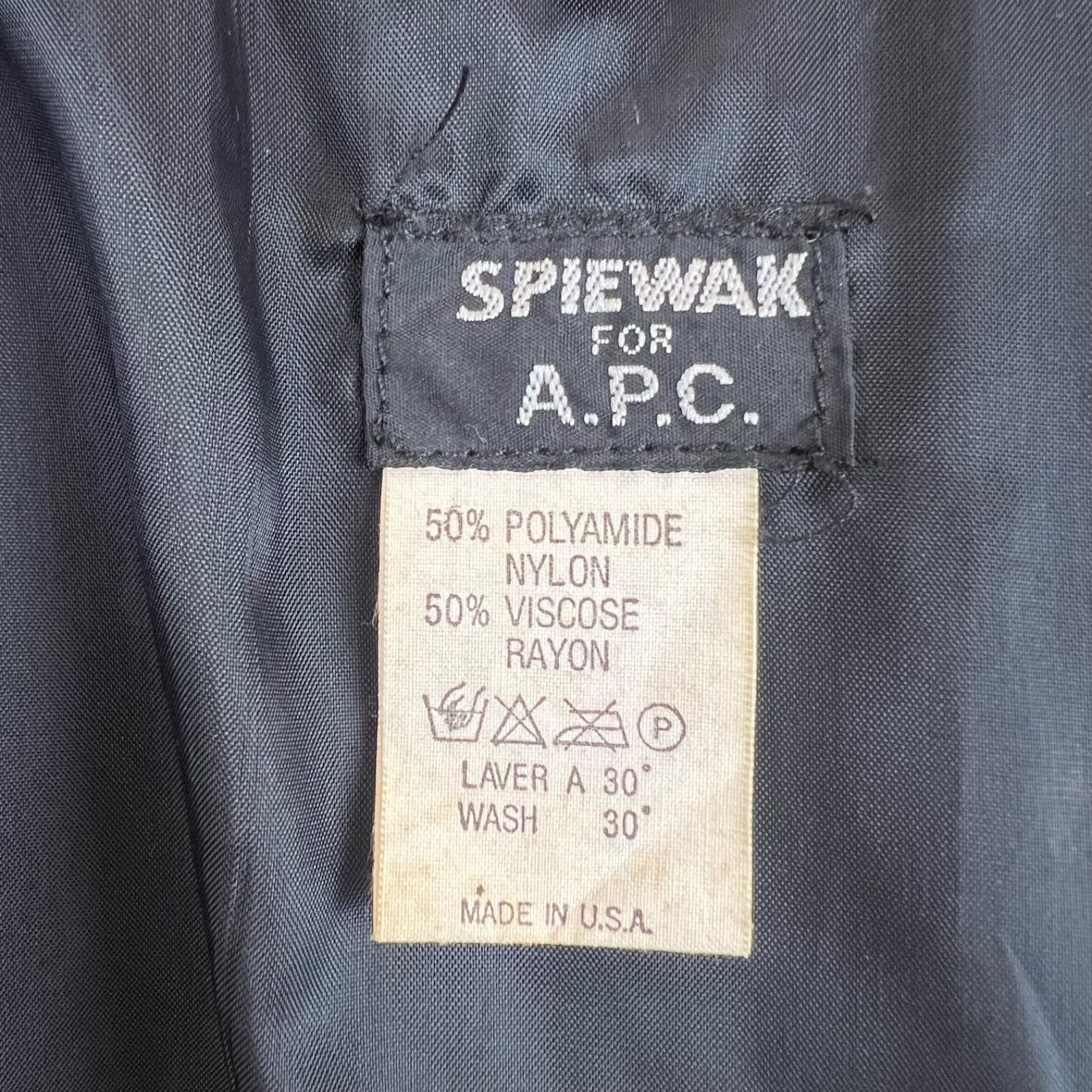 SPIEWAK A.P.C 90s USA polymide nylon jacket S スピワック 
