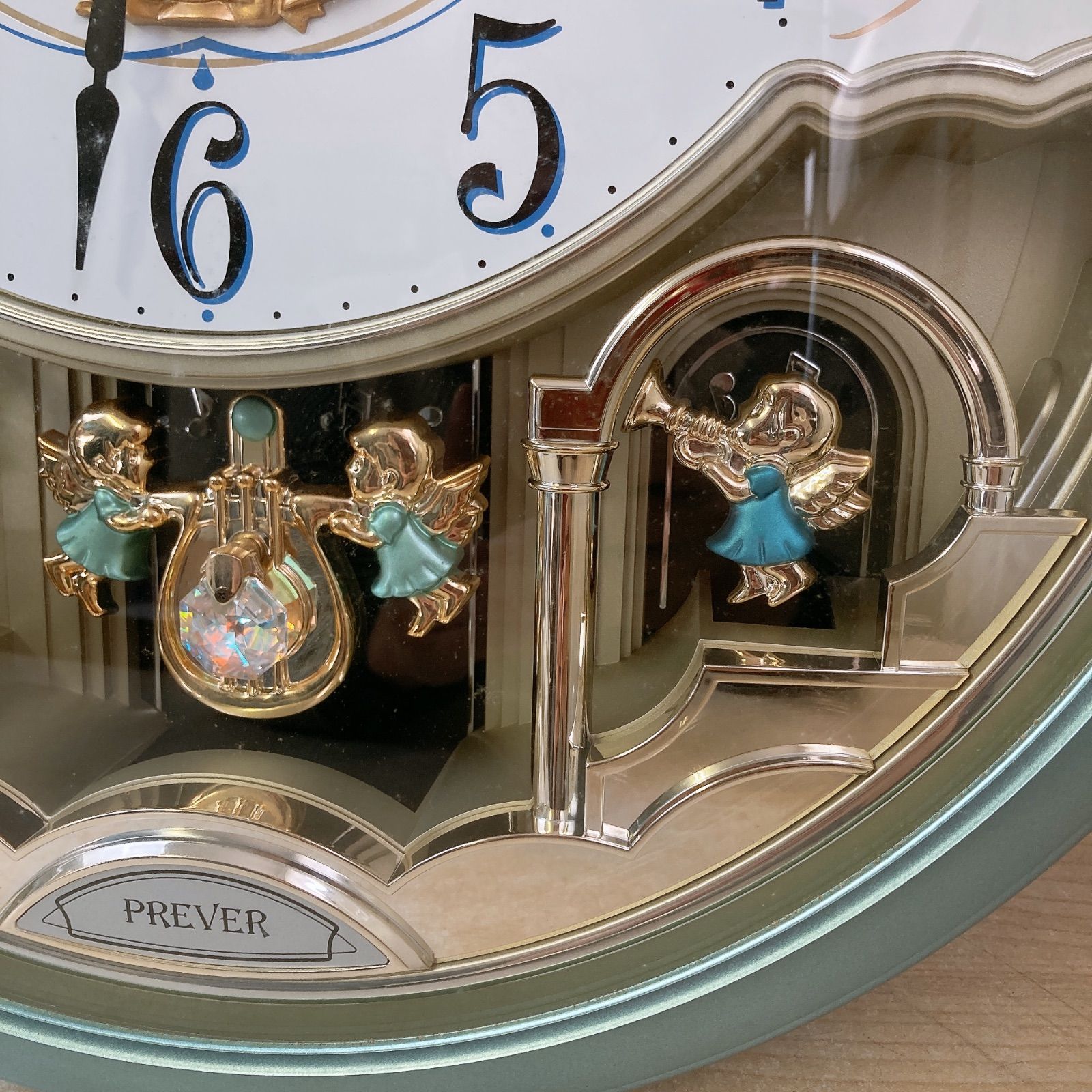通電確認済 シチズン メロディ時計 PREVER 電波時計 4MN419-0 CITIZEN