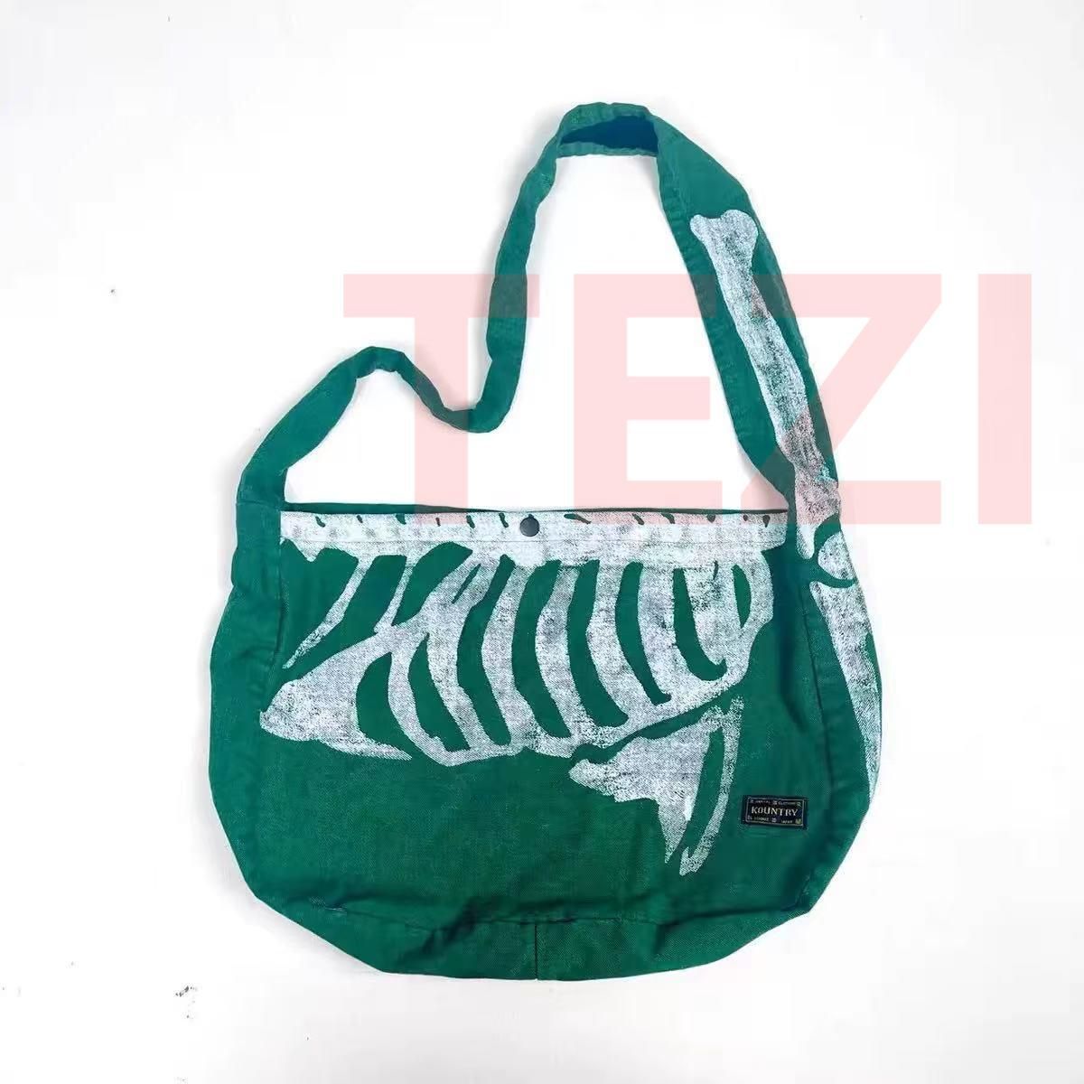 KAPITAL 19ss 14oz BONE BOOK BAG