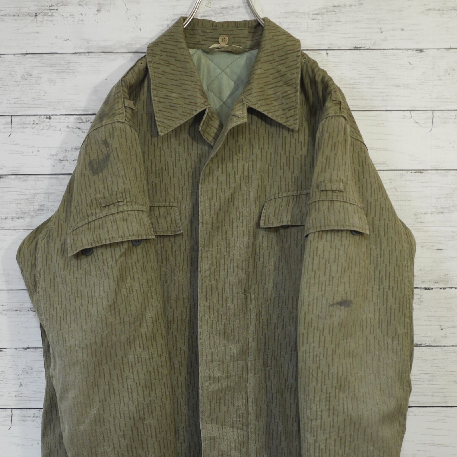 70s 実物 東ドイツ軍 German Army ヴィンテージ レインドロップカモ