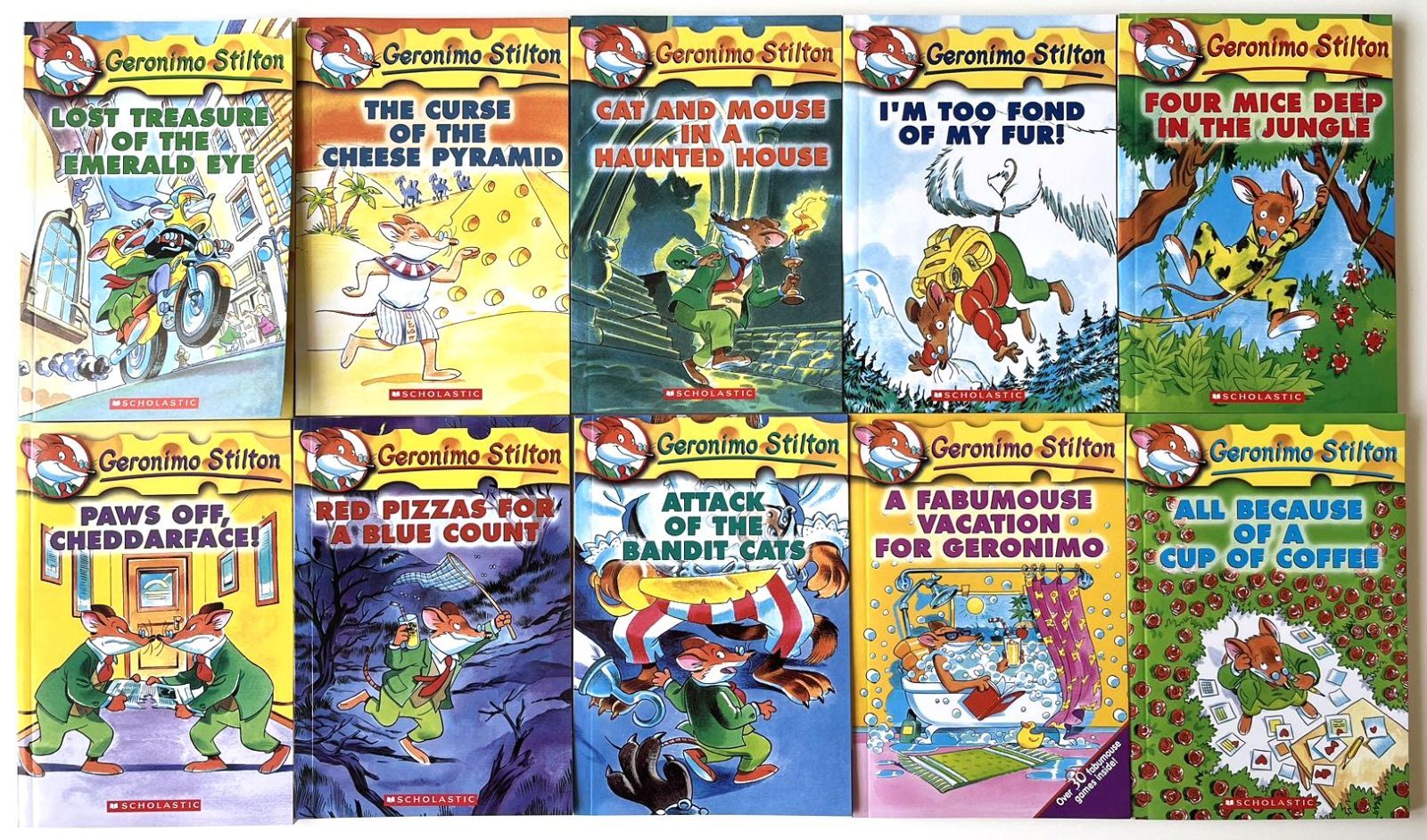 Geronimo Stiltonシリーズ10冊セット Geronimo Stilton 10 books