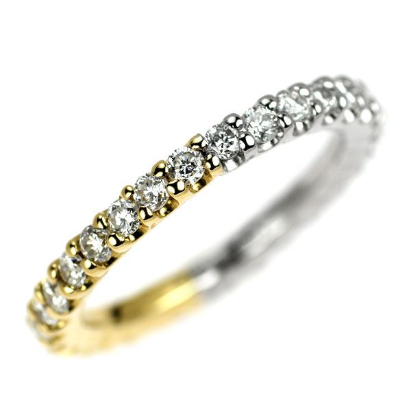 PT900 フルエタニティ ダイヤモンド リング 1.00CT Pt900 ダイヤモンド