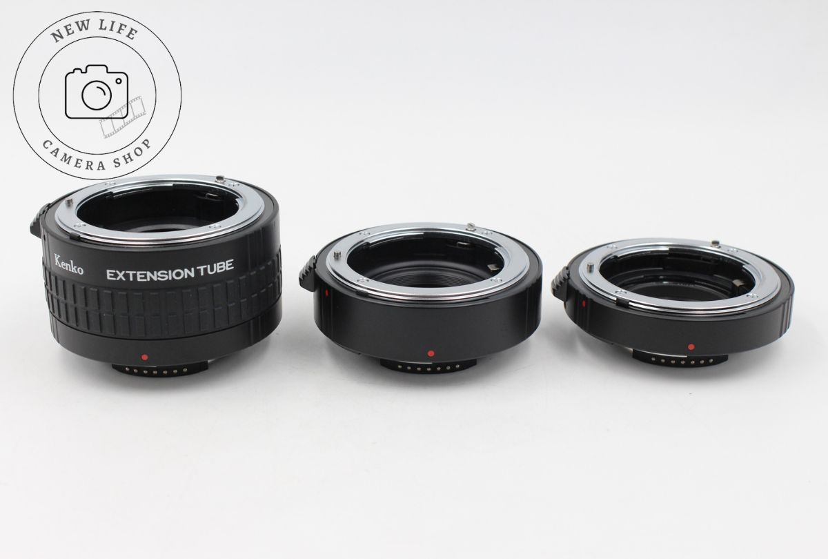 中古美品 Kenko AUTOMATIC EXTENSION TUBE SET DG for NIKON AF for