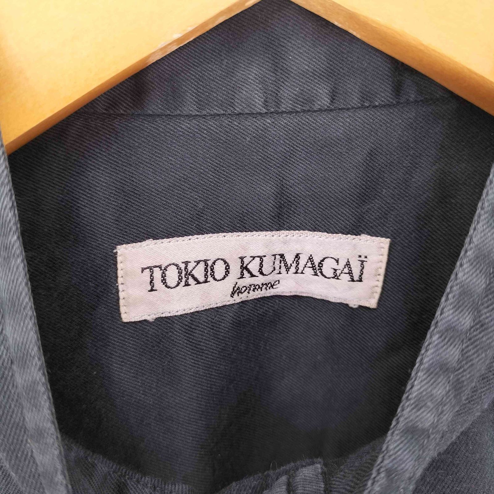 トキオクマガイ TOKIO KUMAGAI 80S~90S スタンドカラーコットンシャツ