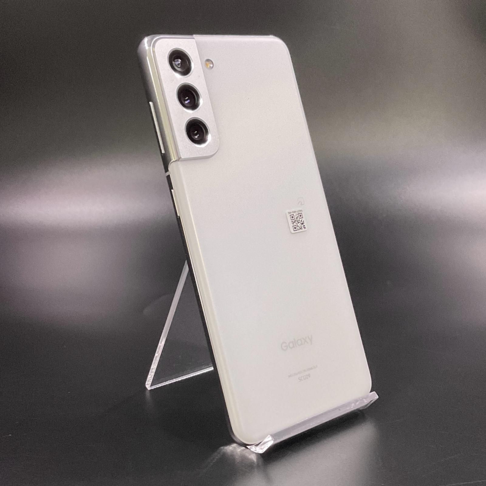 ✩美品‼️S21 ホワイト SAMSUNG Galaxy S21 5G ファントムシルバー au 白ロム 動作確認