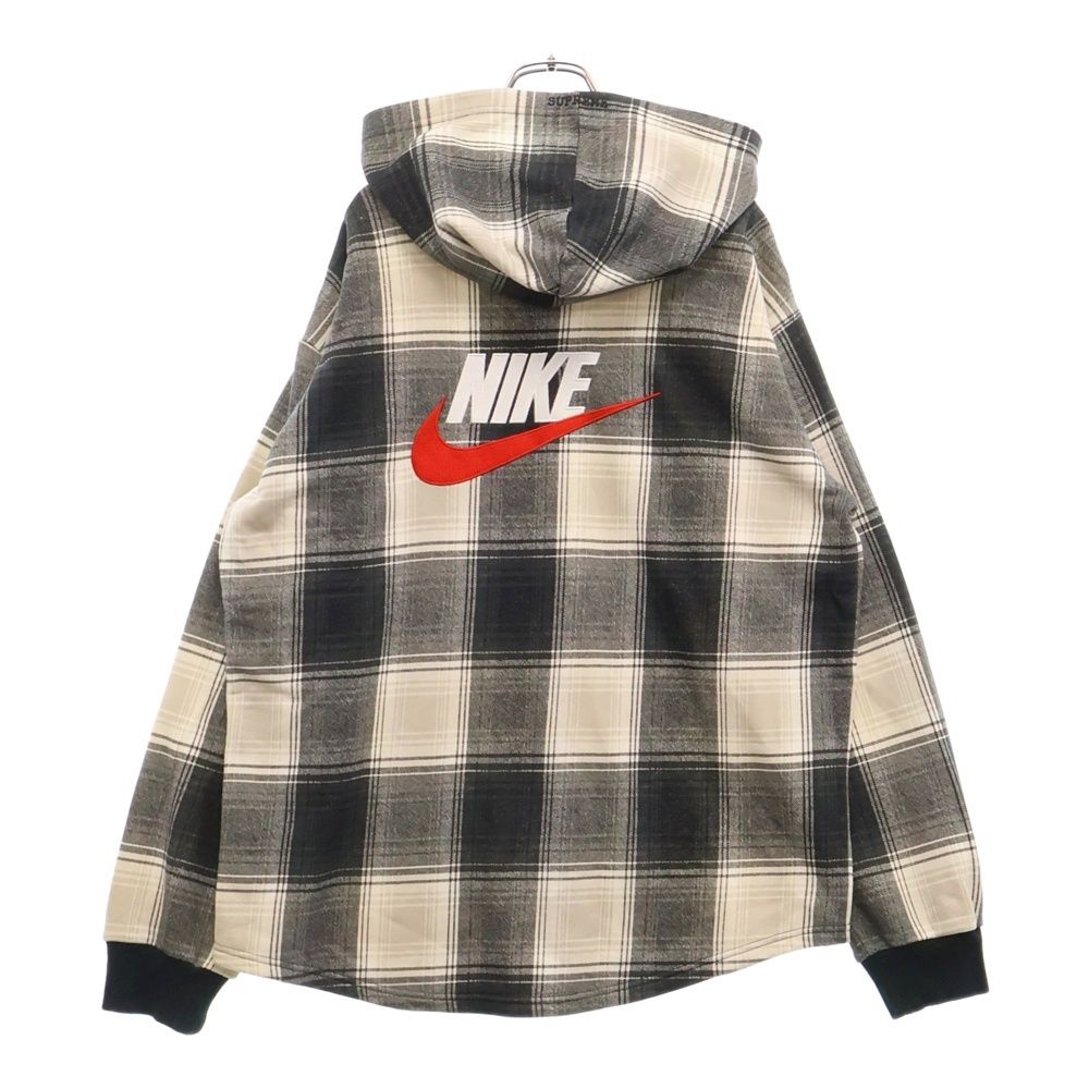 SUPREME (シュプリーム) 18AW ×NIKE Plaid Hooded Sweatshirt AR5572