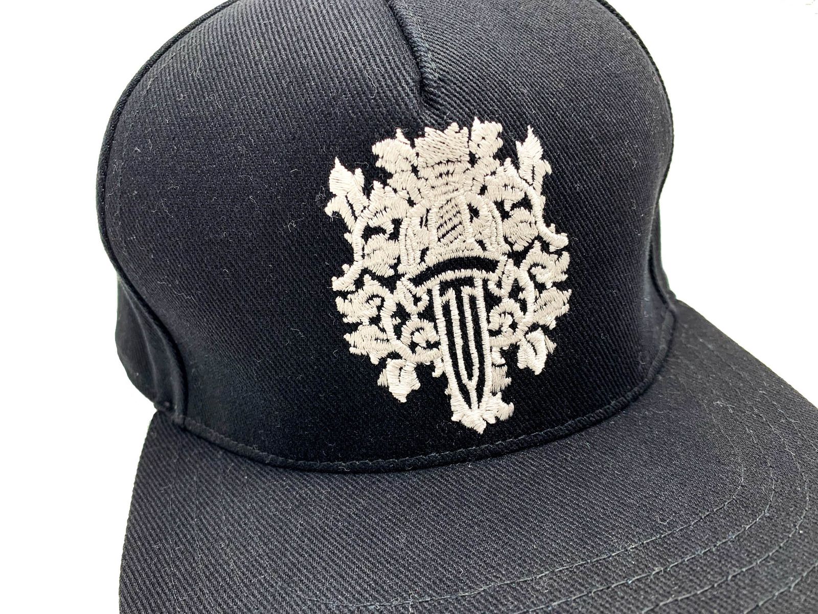 ミ*ー様 CHROME HEARTS 黒 ベースボールキャップ クロムハーツ キャップ ベースボール デニム + ホースシュー +