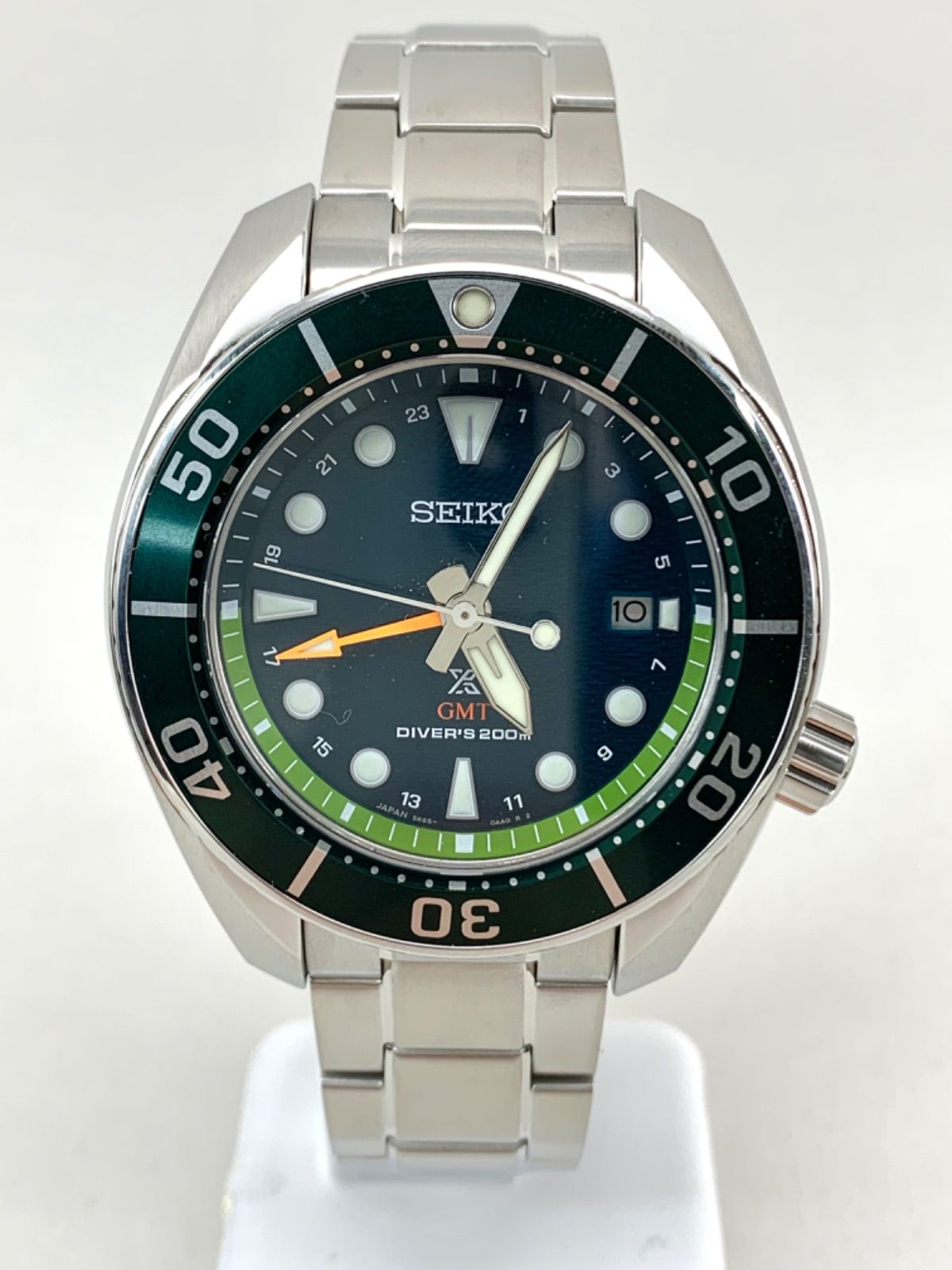 【美品】セイコー プロスペックス ダイバー GMT 5K65-0AA0 SBPK001