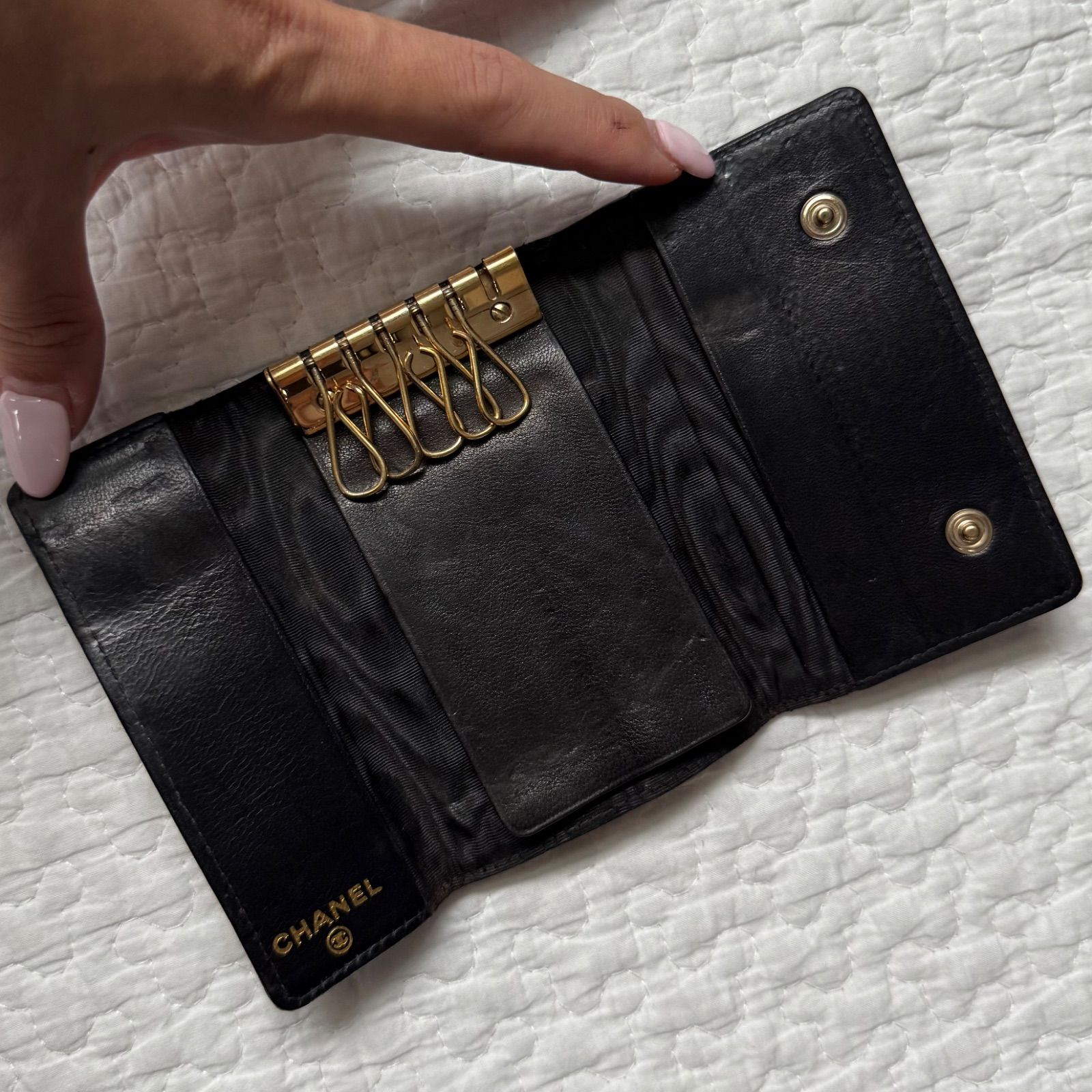CHANEL シャネル　キーケース　キャビアスキン　ブラック 楽天市場】【新品】 シャネル カードケース クラシック フラップ