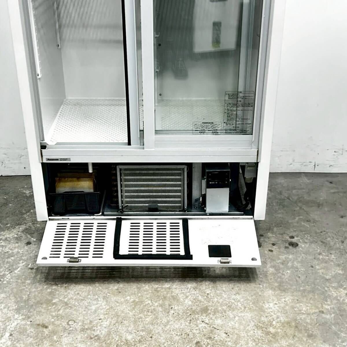 パナソニック リーチイン冷蔵ショーケース SRM-RV319A W900×D650×H1900 単相100V リーチインショーケース スライド扉 厨房 業務用 営業所止め WWW_KANDAIZUMI_COM