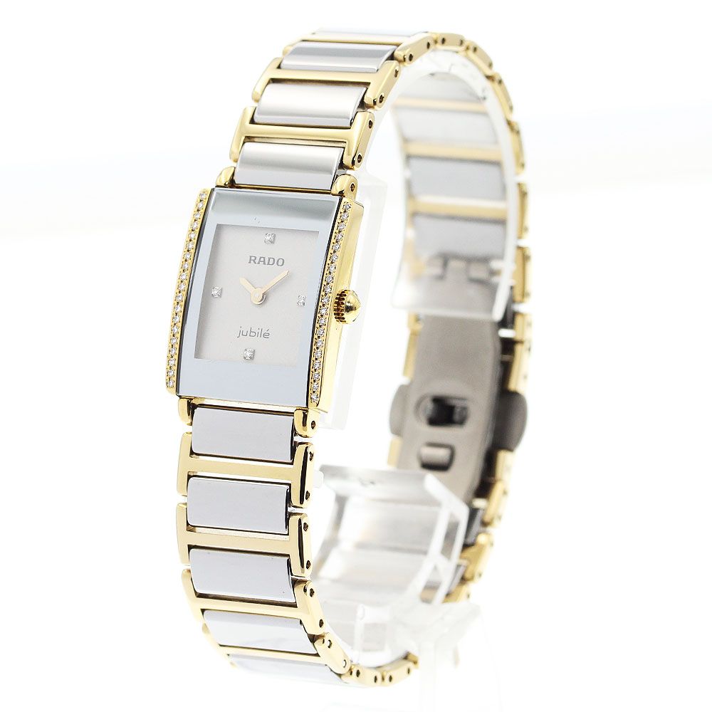 ラドー RADO 153.0339.3 ジュビリー ダイヤベゼル 4Pダイヤ クォーツ レディース_913017