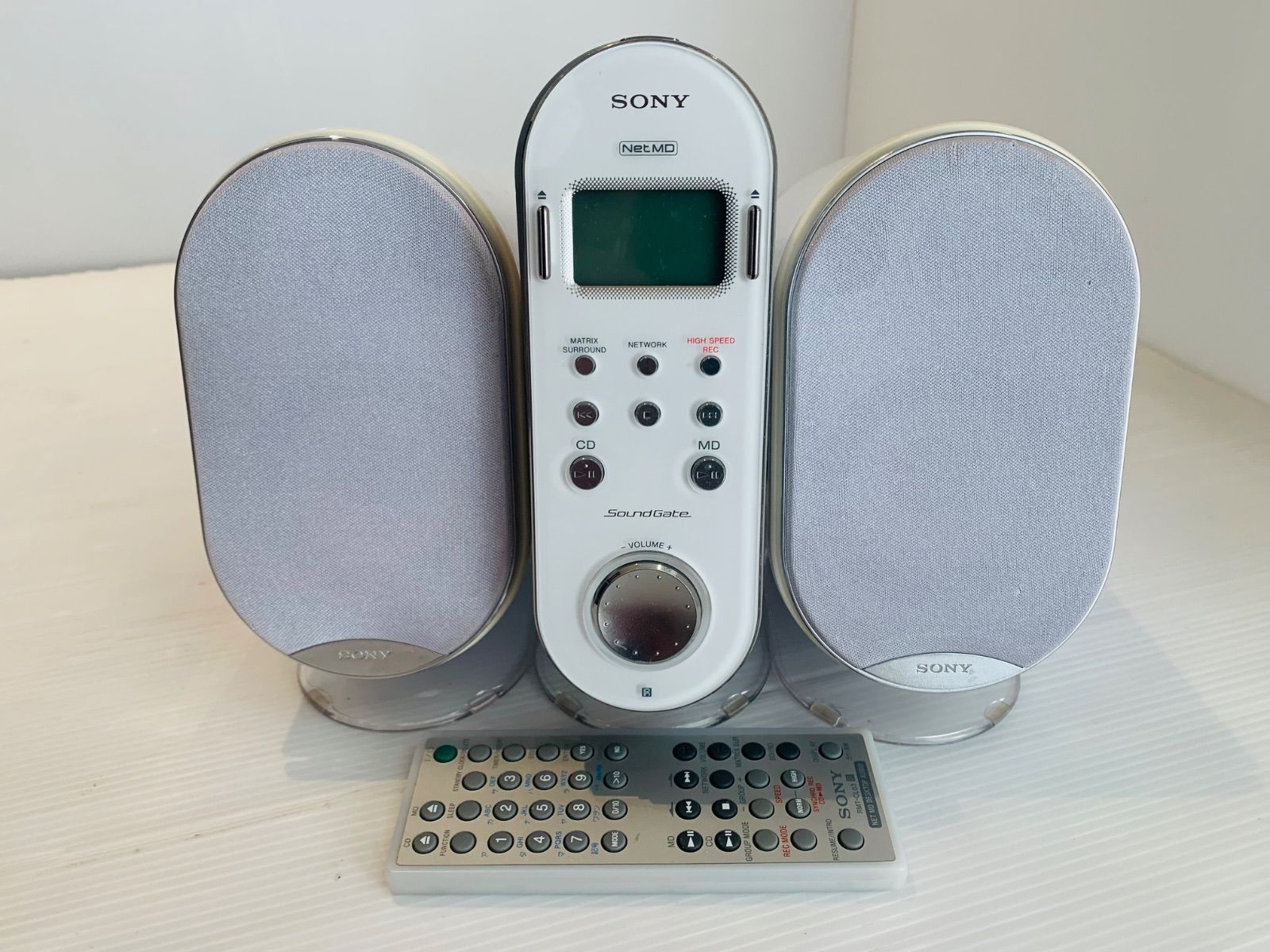 配線補修済】SONY LAM-Z03 Sound Gate CD/MD コンポ - メルカリ