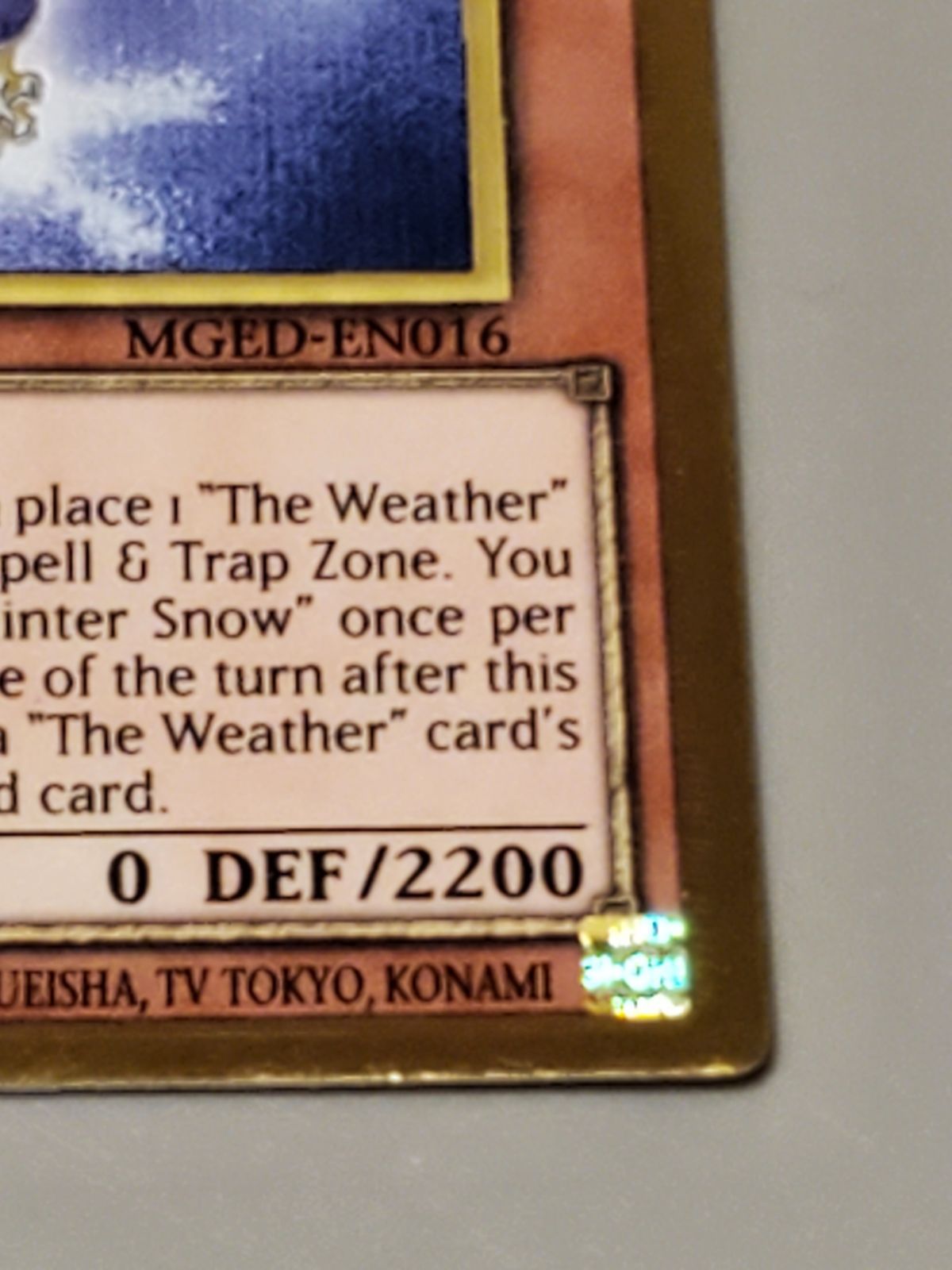 雪天気シエル MGED-EN016 英語版プレミアムゴールドレア1st - メルカリ