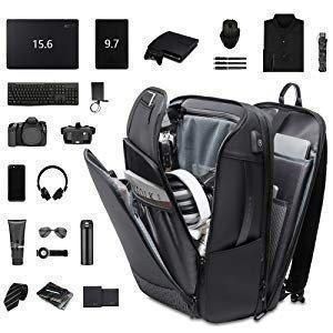 リュックBangeリュックサックメンズビジネスリュックスクエア拡張USB付40L大容量3way防水15.6型ノートPC対応  sou