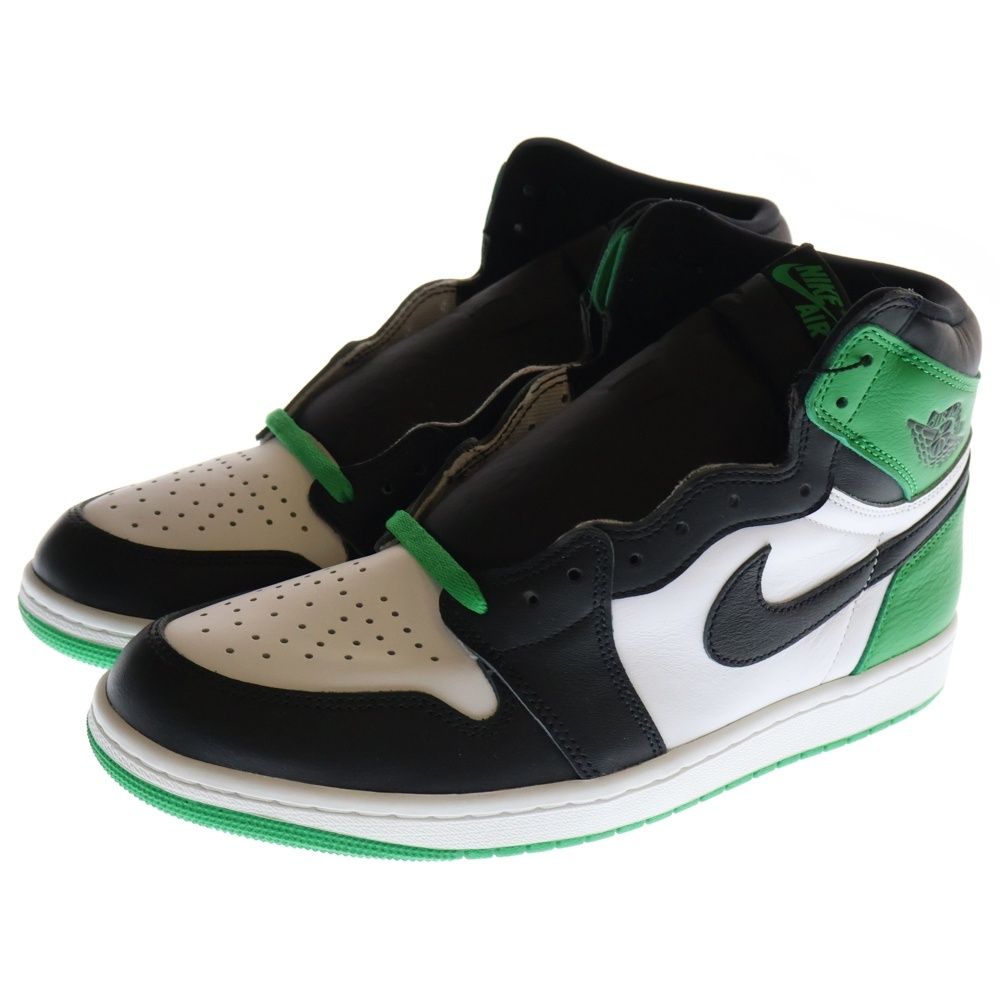Air Jordan 1 MID ハイカット スニーカー グリーン Nike Air Jordan 1 ハイカット スニーカー 緑/白/紺 - メルカリ