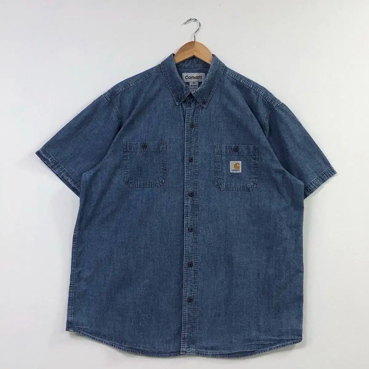 ★ドイツ発*carhartt WIP*新作*Lucas デニム半袖シャツ/BS★ Carhartt WIP L/S Lucas Shirt, Blue | Official Online Store