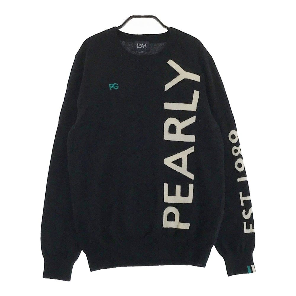 パーリーゲイツ　カシミヤセーター　黒 パーリーゲイツ カシミヤセーター 黒 PEARLY GATES パーリー