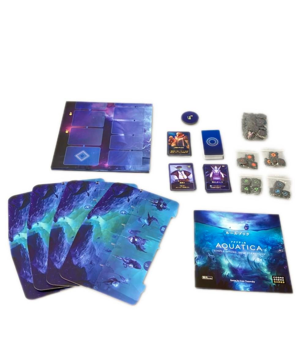 美品 数奇ゲームズ ボードゲーム 日本語訳 AQUATICA/アクア
