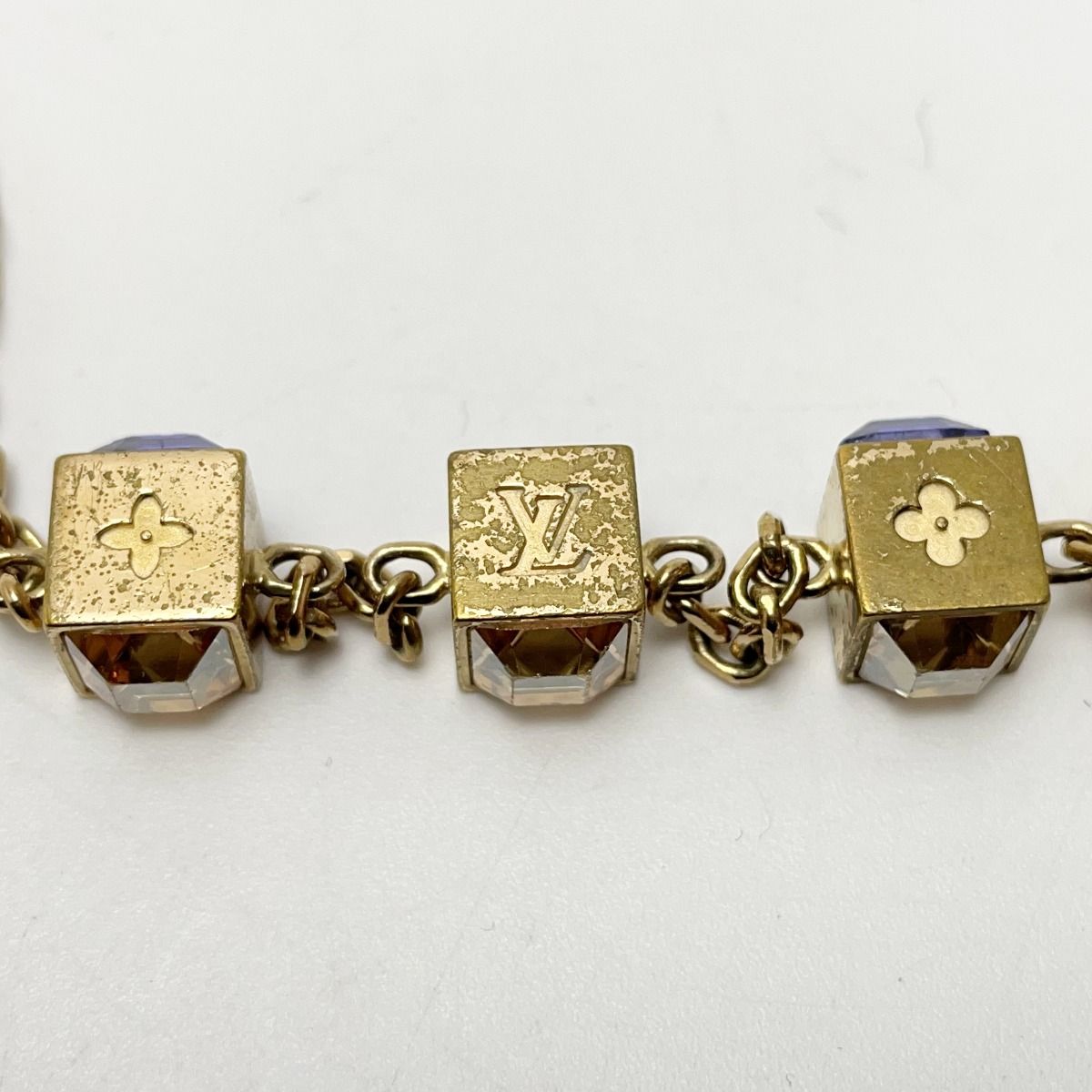LOUIS VUITTON ルイヴィトン ブラスレ・ギャンブル M65209 メッキ 
