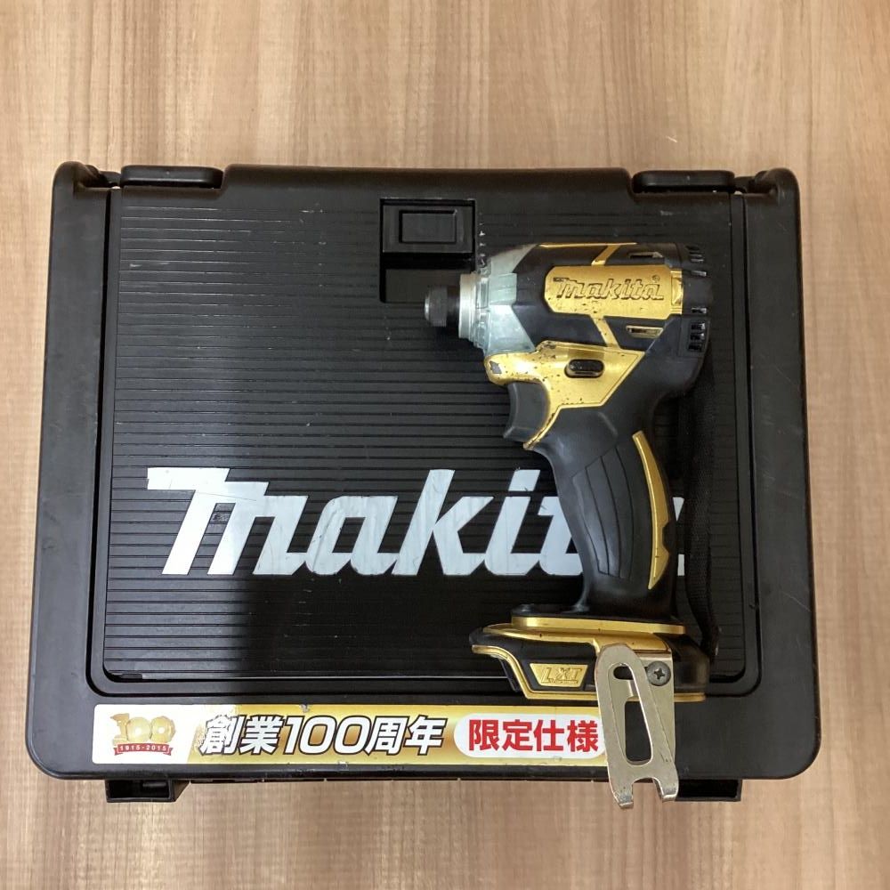 makita マキタ TD148DSP1 18V充電式インパクトドライバ 本体 ケースのみ ゴールド 商品説明要 201