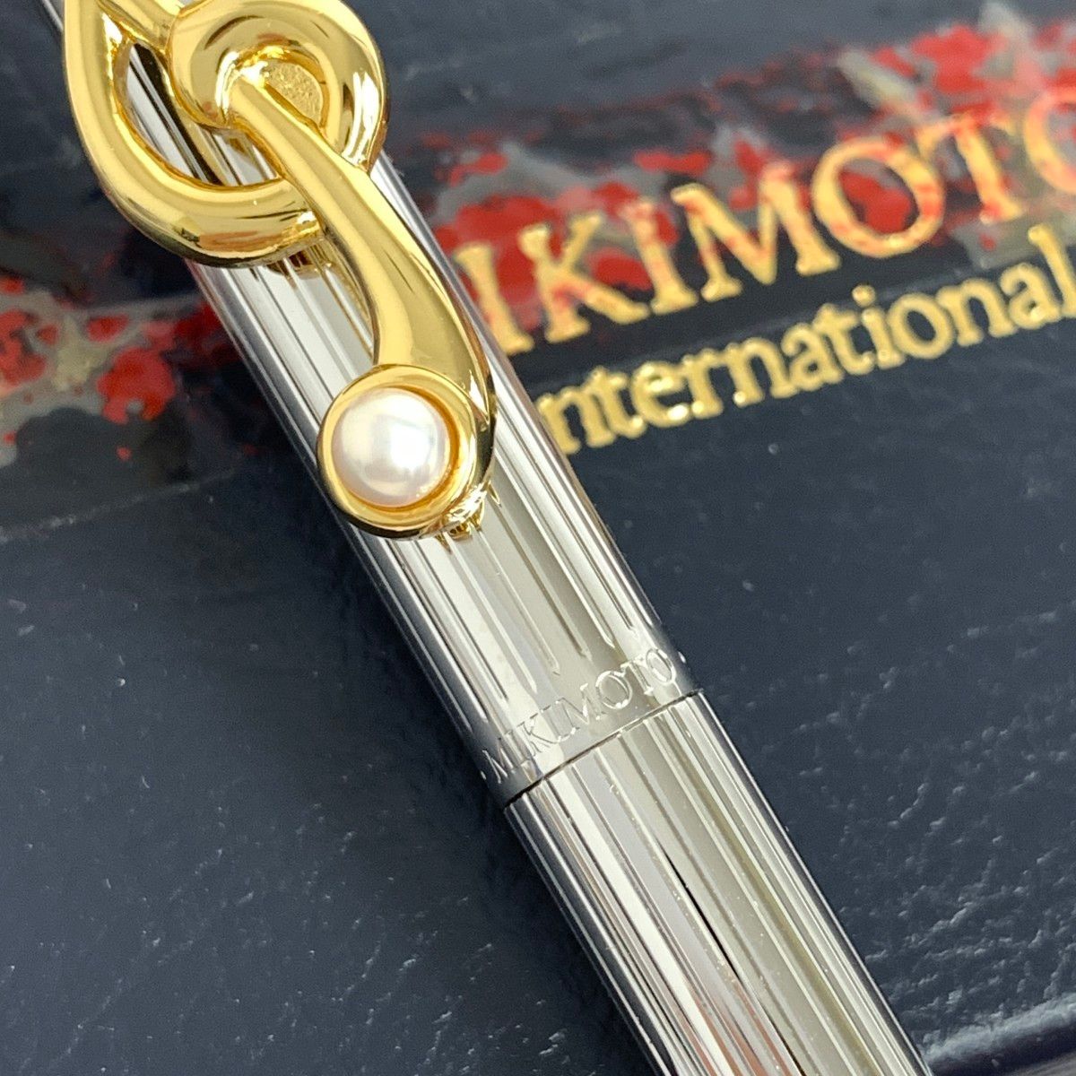 ミキモト ボールペン MIKIMOTO - 美品 MIKIMOTO ミキモト ボールペン ﾊﾟｰﾙ付き