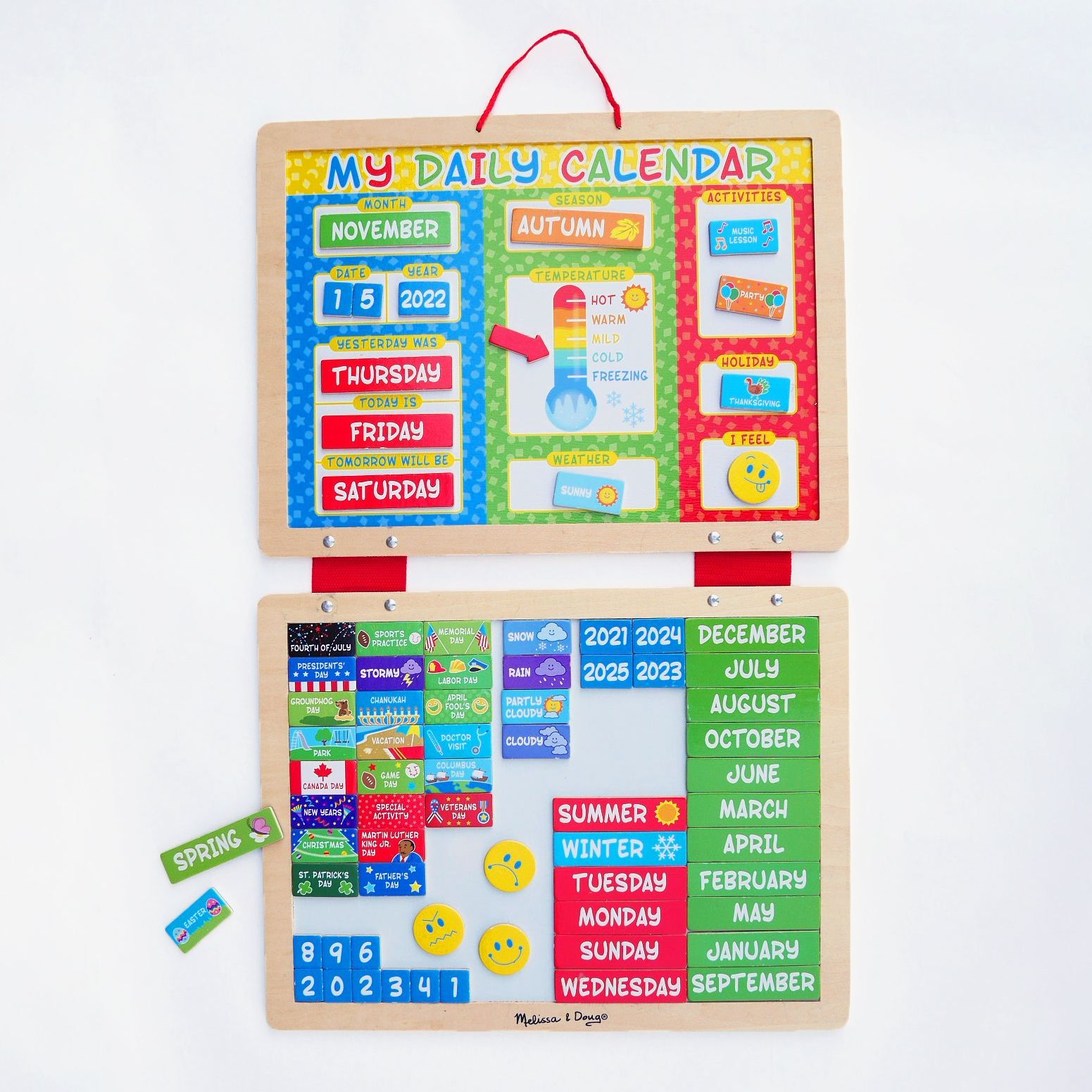 お見舞い 新品 未使用 メリッサ ダグ Melissa Doug 木製カレンダー 正規輸入品 知育玩具 Lavacanegra Com Mx Lavacanegra Com Mx
