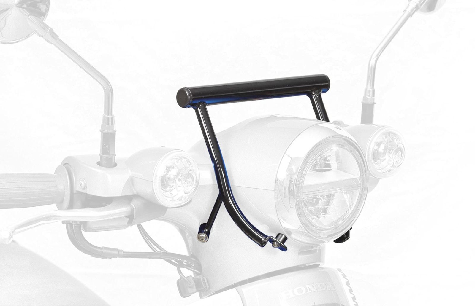 在庫処分 22.2mm スチール製ブラック仕上げ ハンドルマウントステー SUPER バイクパーツ バイク CUB50|110 18|AA09|JA44 kijima 204-0706 キジマ