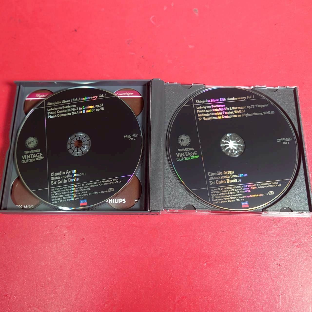【中古CD】ベートーヴェン ピアノ協奏曲4番・アラウ、デイヴィス指揮ドレスデン・シュターツカペルレ 〇サー・コリン・デイヴィス(指揮)/クラウディオ・アラウ(ピアノ