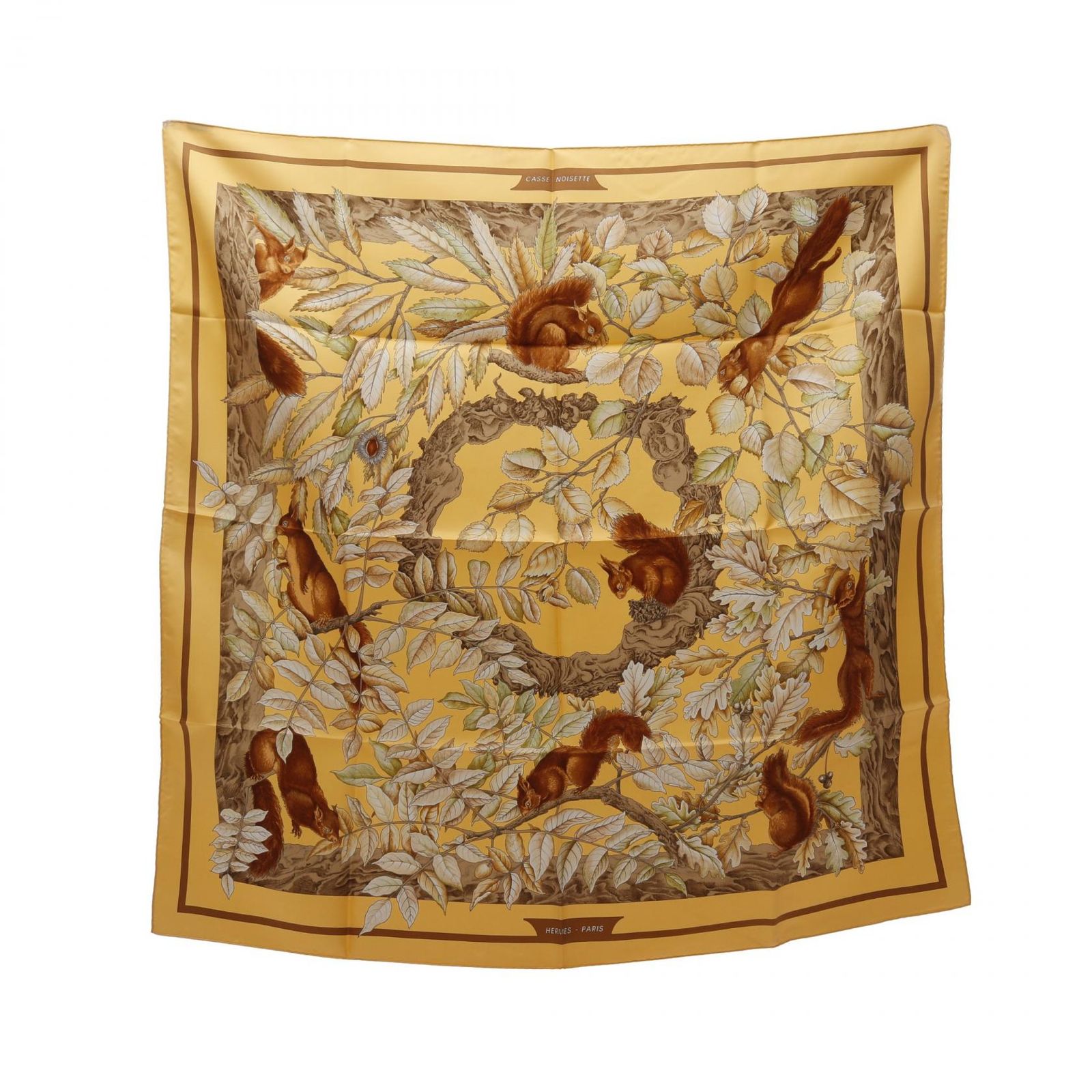 HERMES エルメス カレ90 CASSE NOISETTE スカーフ - メルカリ