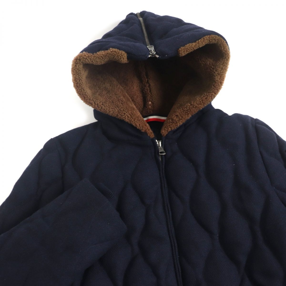 良品□MONCLER/モンクレール PATRICE フード裏ムートン WZIP