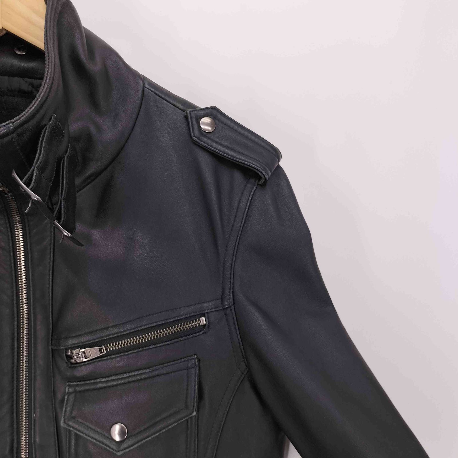 ジャックローズ JACK ROSE シングルライダース ラムレザー 羊革