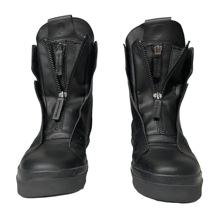 CINZIA ARAIA サイドフロントジップダブルレイヤードハイカット