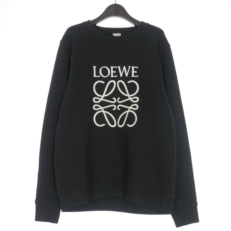 ロエベ LOEWE アナグラム ロゴ刺繍トレーナー スウェット 長袖 XL 
