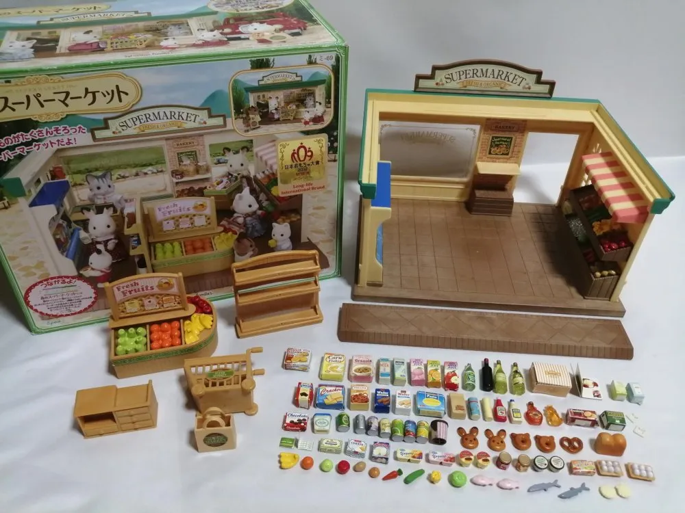 【新品•未開封】シルバニア⭐️ Supermarket Gift Set⭐️ 2025年最新】シルバニアファミリー 森のスーパーマーケットの人気