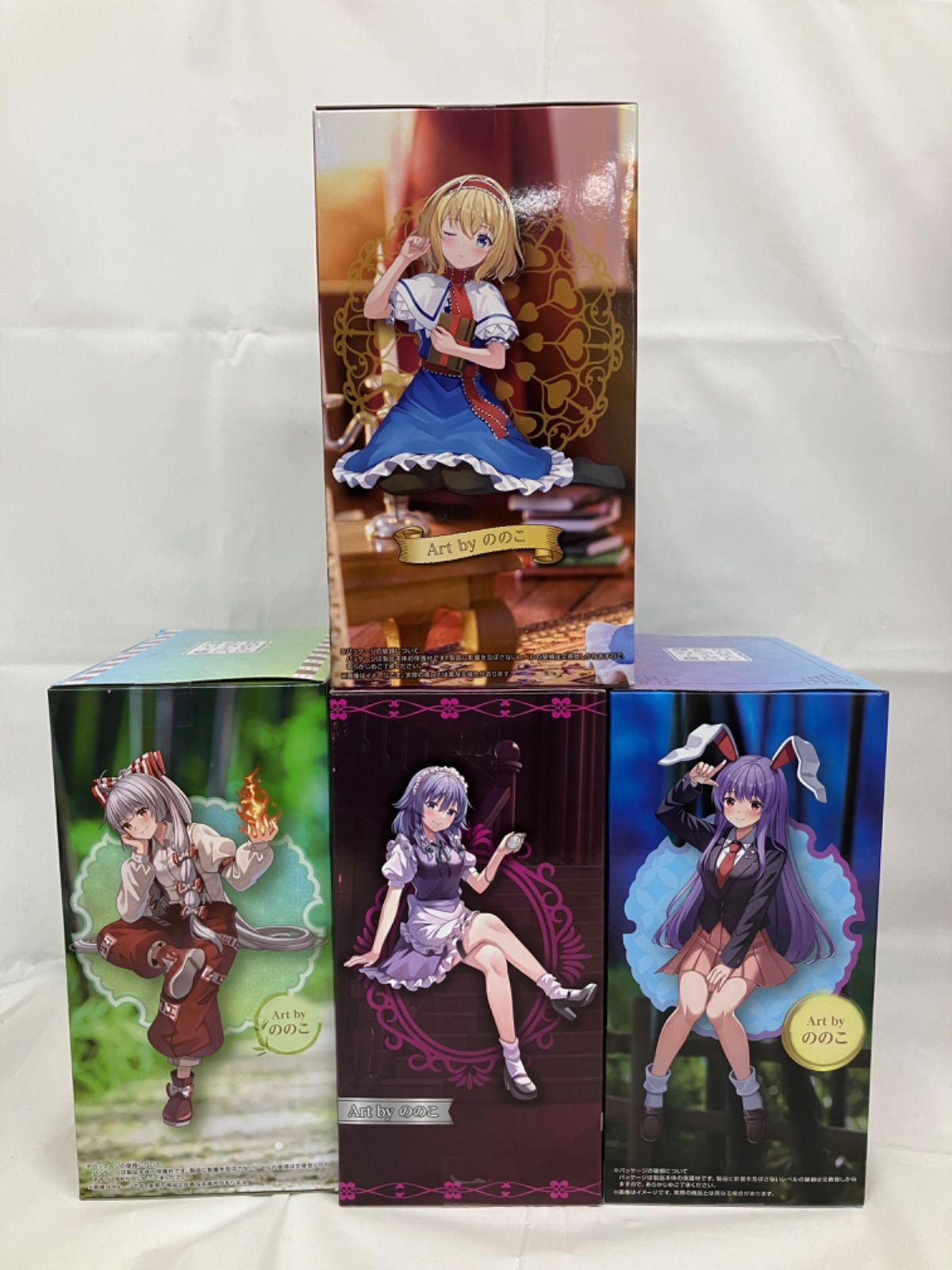 東方Project アリス8 /藤原妹紅4/十六夜咲夜7/鈴仙・優曇華院イナバ5 東方Project フィギュア 藤原妹紅4/十六夜咲夜7/鈴仙・優曇華院イナバ5