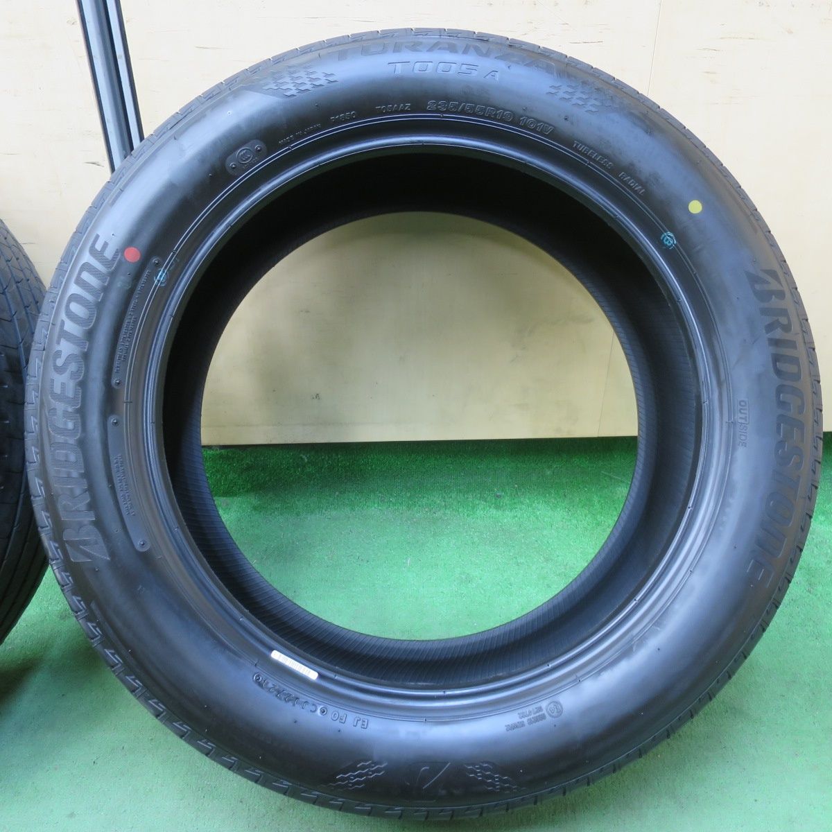 235/55R19 新車外しブリヂストン トランザ T005A 2024年製 新車外し品】ブリヂストン トランザ T005A 235/55R19 4