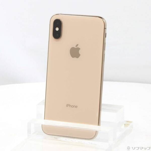 中古品〕 iPhoneXS 256GB ゴールド NTE22J／A SIMフリー【276