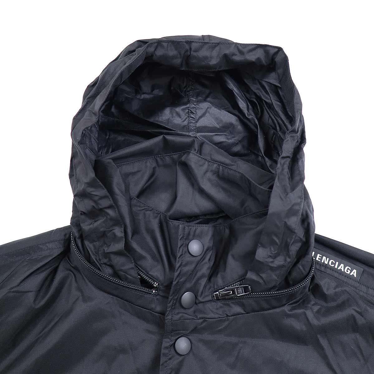 BALENCIAGA バレンシアガ ライトナイロンフーデッドレインジャケット 