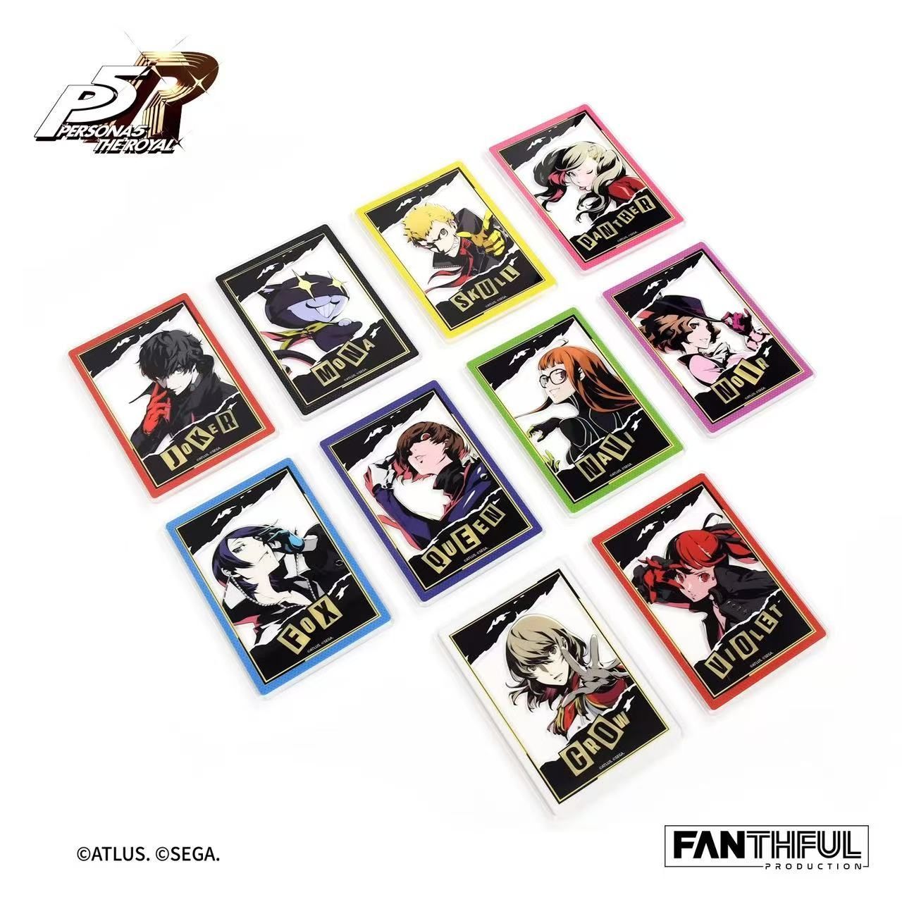 ペルソナ5 中国販売 SEGA アクリルキーホルダー 全種セット ペルソナ5