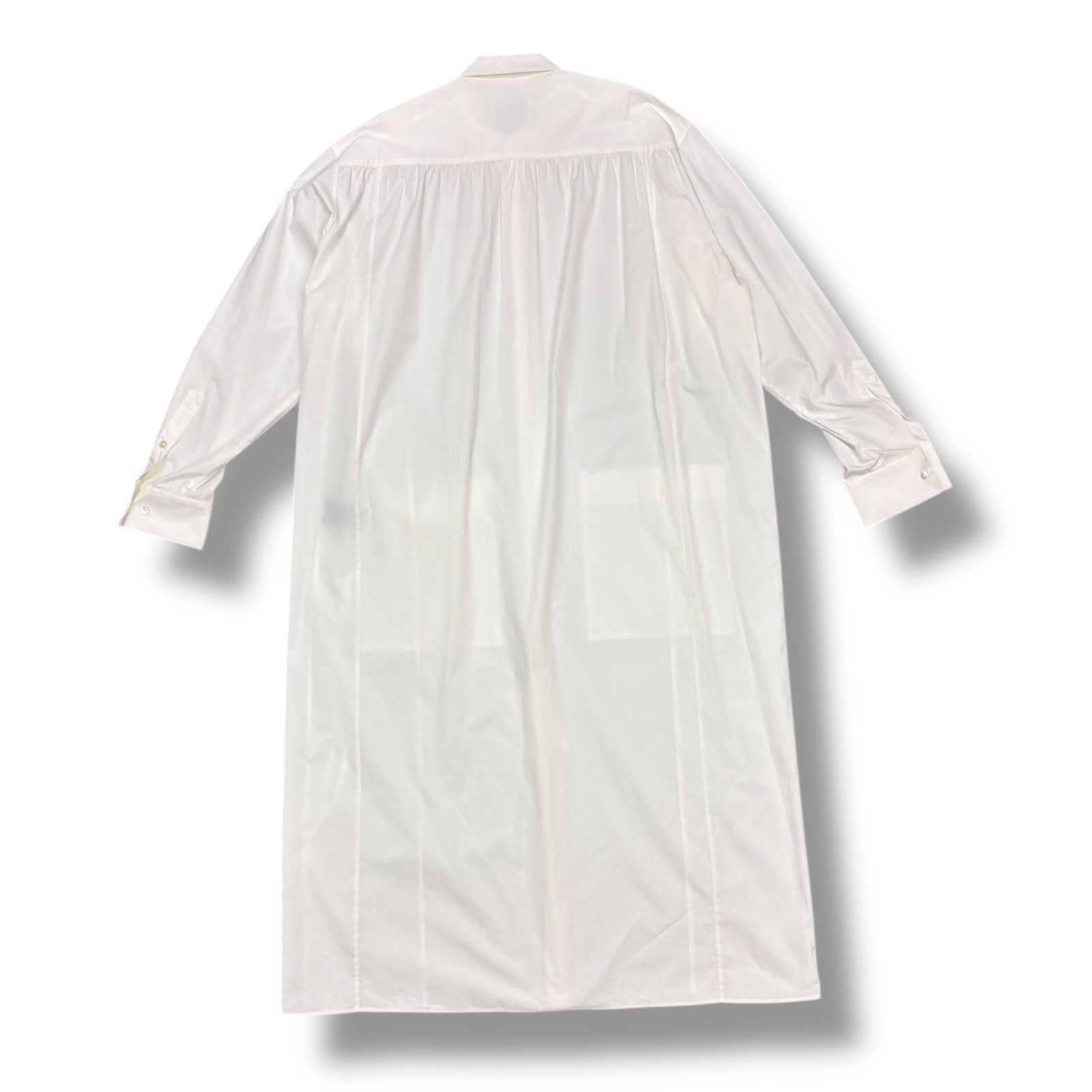 参考上代50600円 ssstein 24AW LONG SHIRT ONE PIECE ロングシャツワンピース 長袖シャツ シュタイン ST.1021 オフ S 99362A5