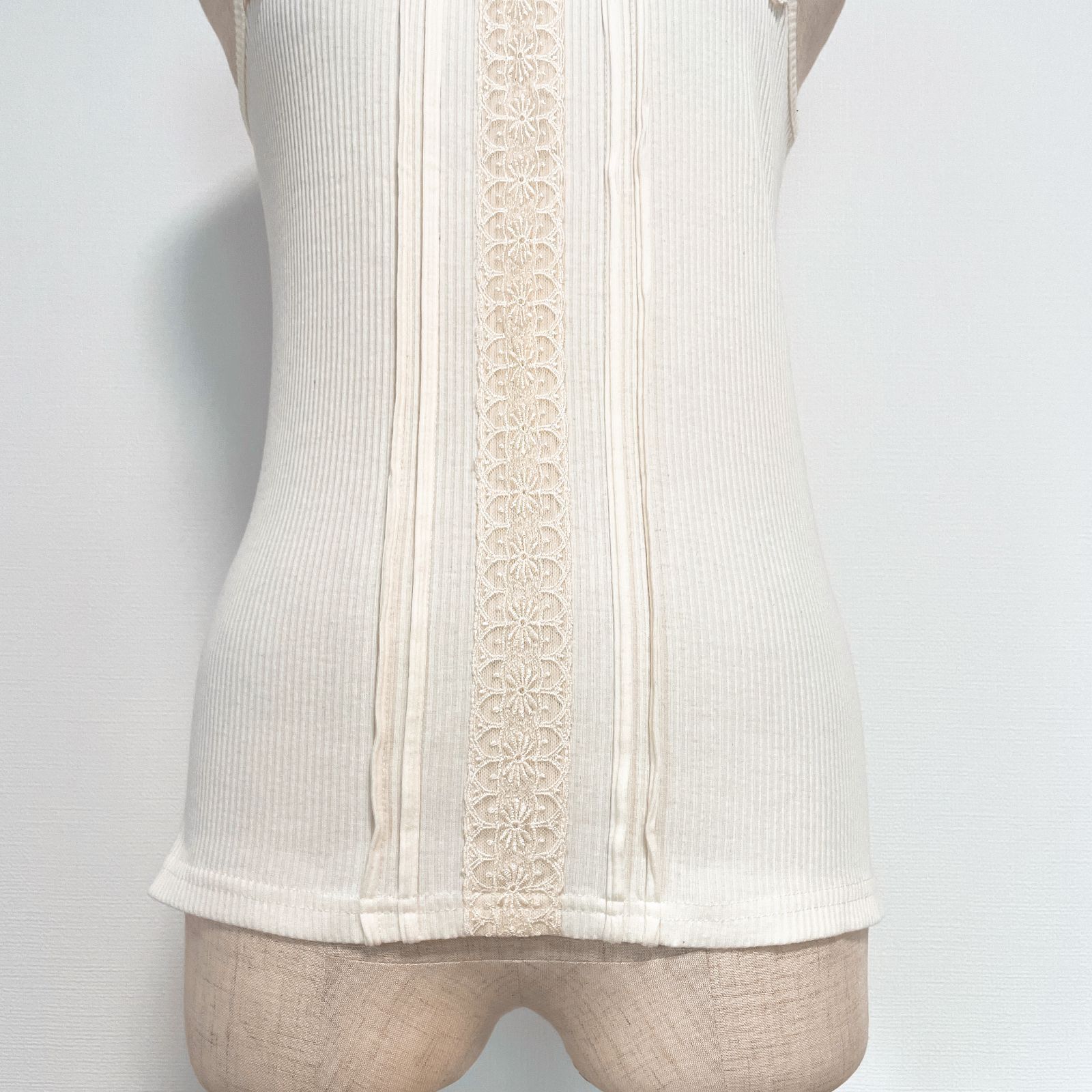 axes femme アクシーズファム キャミソール レース Mサイズ アイボリー